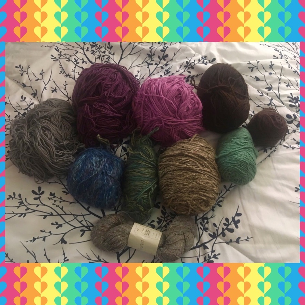NOT FOR SALE - YARN AND LOTS OF IT